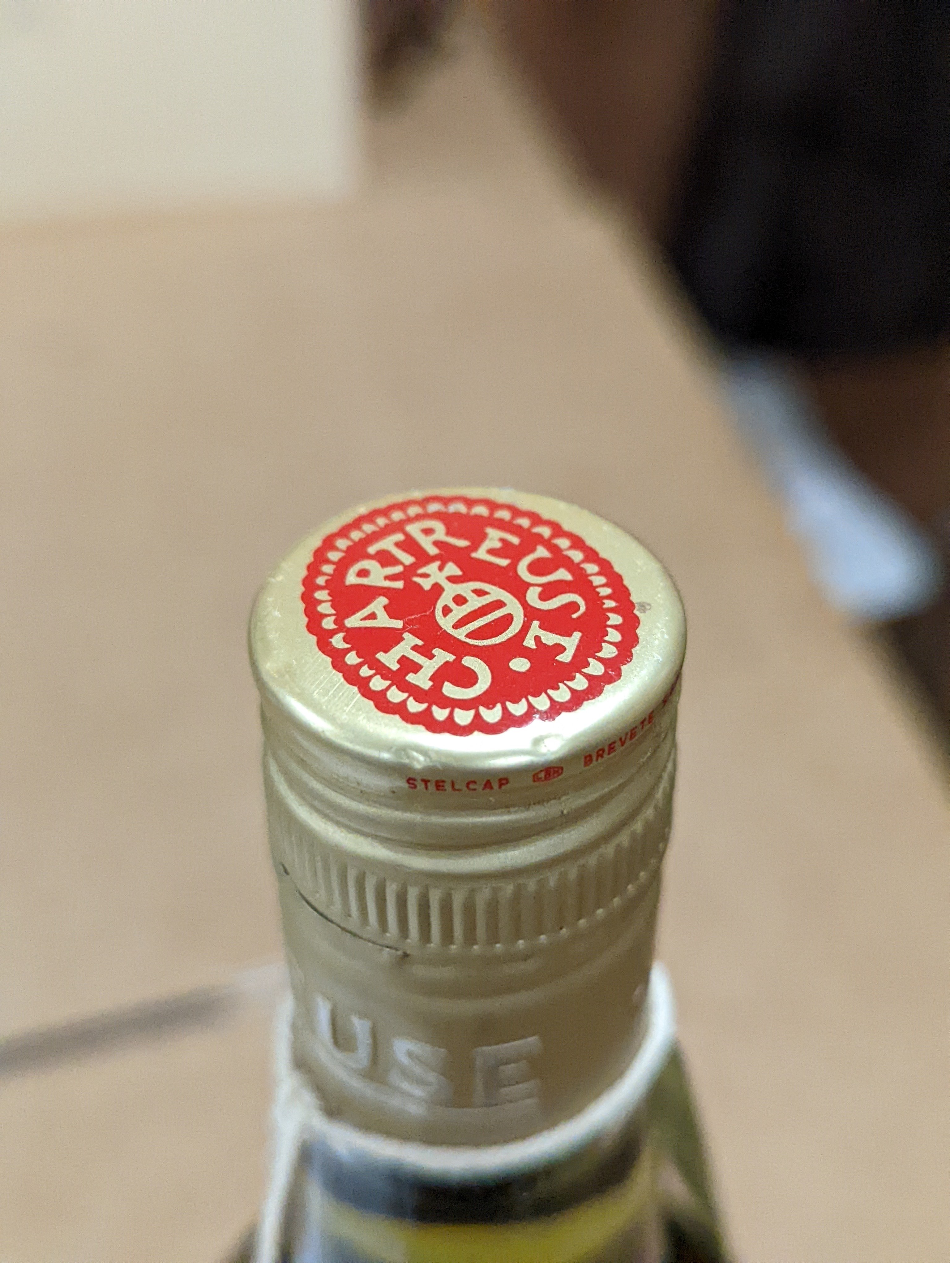One Chartreuse bottle and ten Chartreuse miniatures